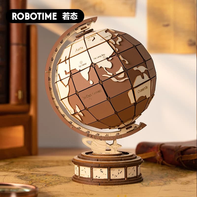 Robotime Rolife Global Wonders for Kids Easy assemblare Model Building Block set Home Decor Great 3D Puzzle in legno Gifts Choice