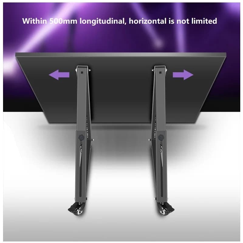 HILLPORT TV Cart 32-70" Rolling Mount TiltT rolley Plasma Screen Suporte Soporte PC Monitor Low Height Display Stand 5100