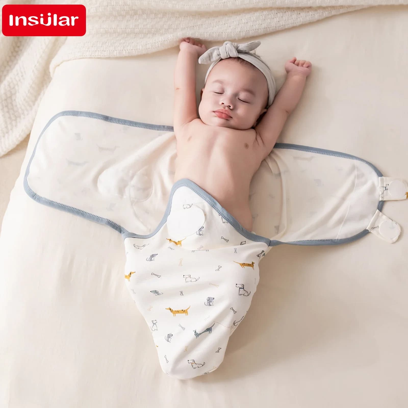 Anti-shoe cover for children Cotton wrap cover Four seasons Newborn sleeping bag Anti-sponge bags for children 3 pieces / set