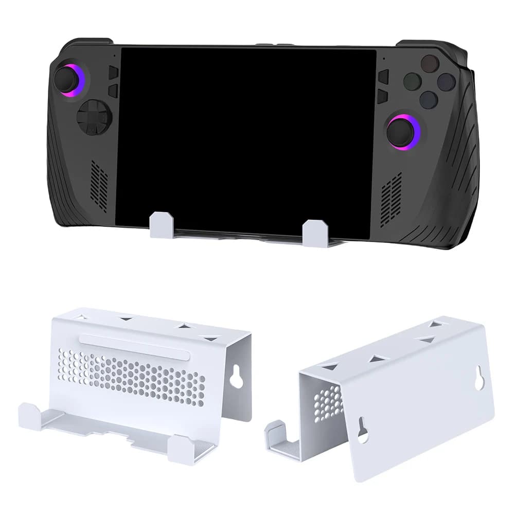 Wall Stand Holder Space Saver Console Dock Bracket Stable TV Dock Accessories for PS5 Portal/ROG Ally X/Switch/Steam Deck