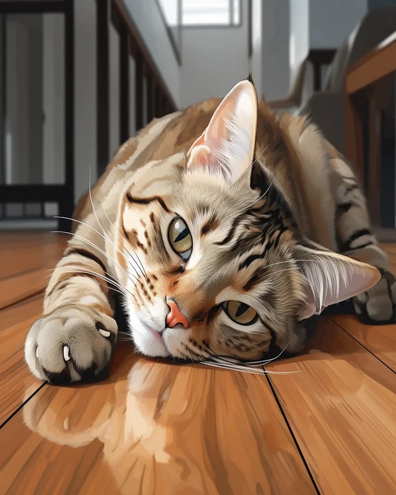 GATYZTORY Cornice Animale Paesaggio Pittura Fai da Te con Numeri Kit Disegno Immagine Acrilica Moderna Arte Della Parete Decorazioni per La Casa 40x50 cm Arti