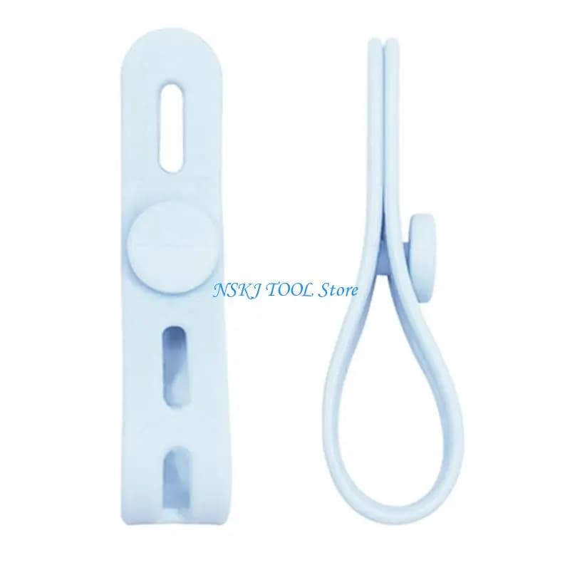 L8RC 30Pcs Reusable Cable Management Organizers Silicone Cable Ties Cord Organizers Travel Cable Organizers Elastic Cord Wrap