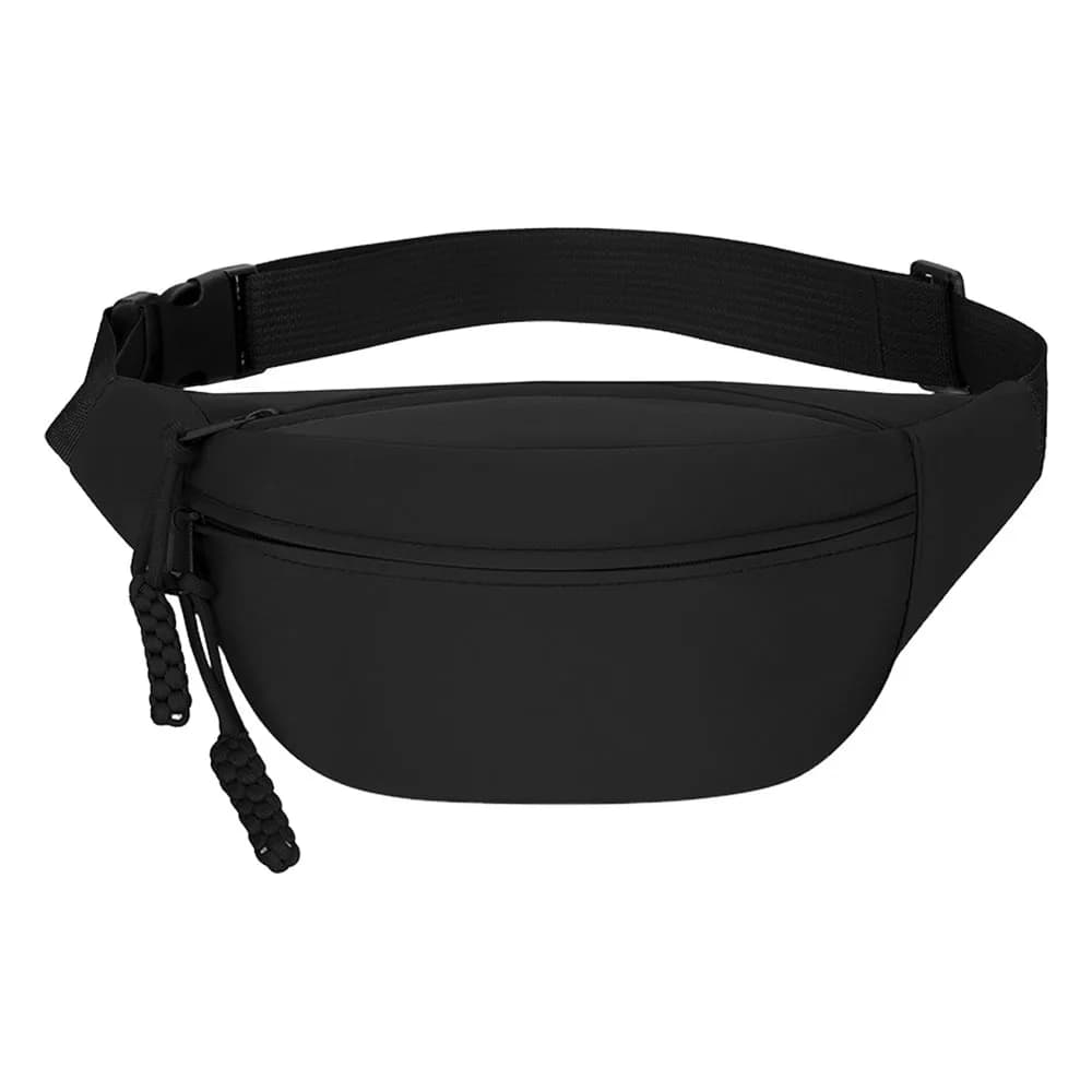 Oxford Cloth Women's Chest Bag Adjustable Strap Multi Pocket Waist Bags Lightweight Zipper Closure Running Belt Bags