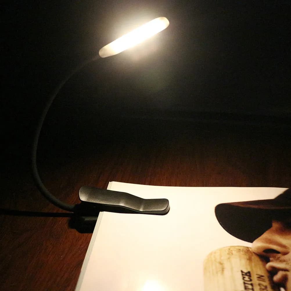 Rechargeable Reading Light Eye-Caring Plastic USB Charging LED Bedside Lamp Desk Study Night Light for Home Bedside Lamp
