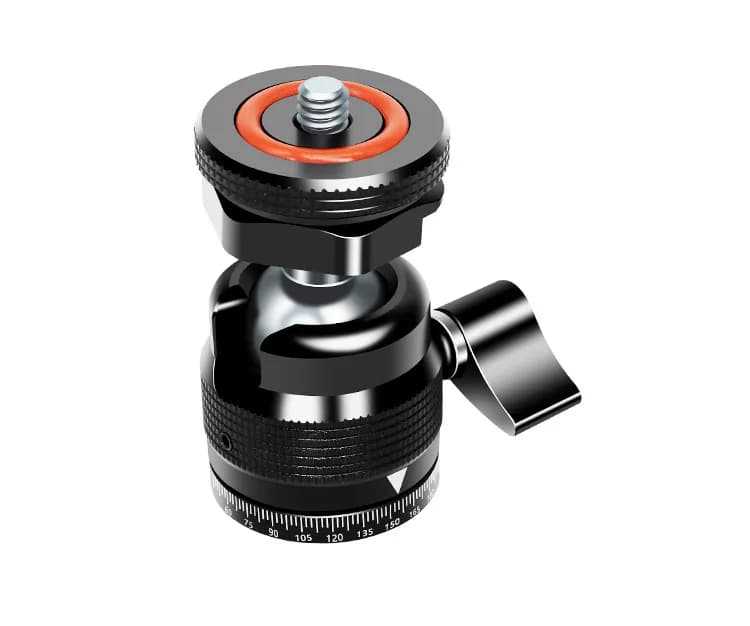 Popolare vendita calda universale elegante scarpa calda in alluminio giunto cardanico supporto per fotocamera DSLR staffa di supporto in metallo regolabile con riempimento esterno