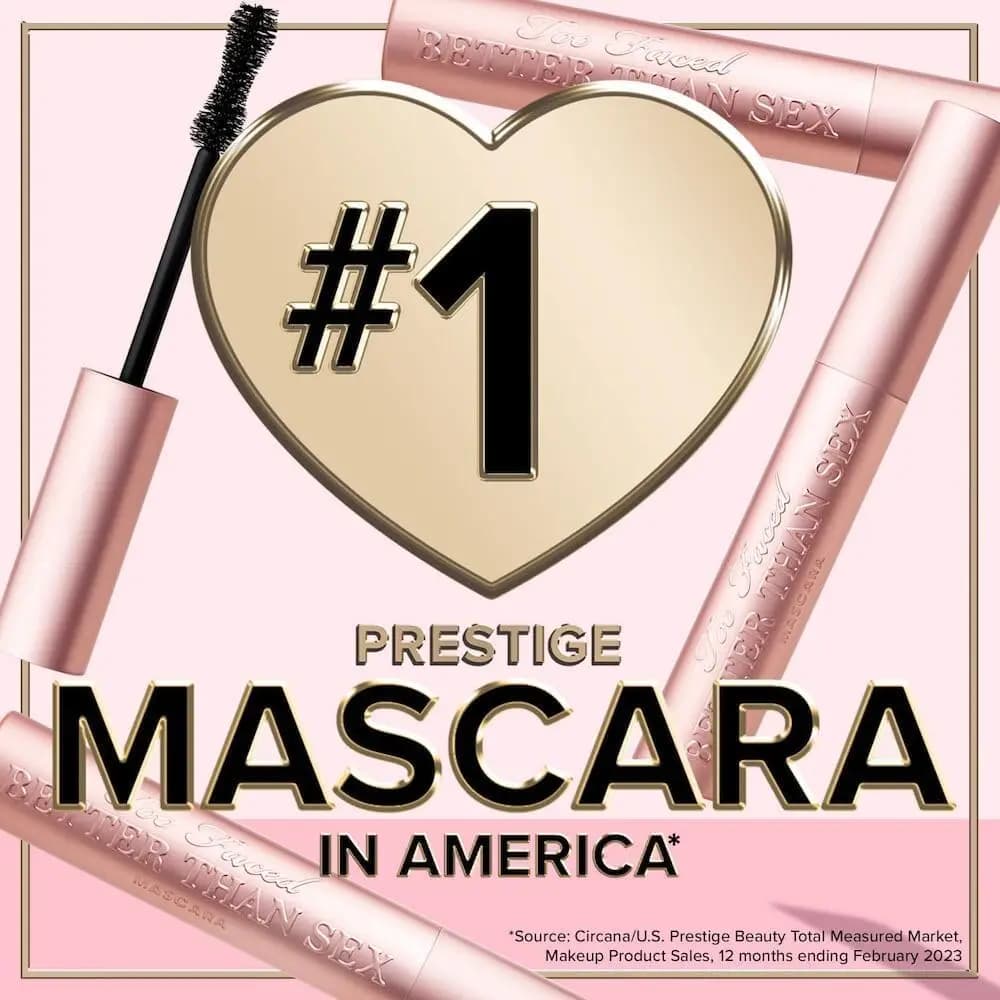Better Than Sex Mascara Mascara 3D Cheat Extension Eyelash Extension 8ml Women Raincoat Fast Drying Long estate