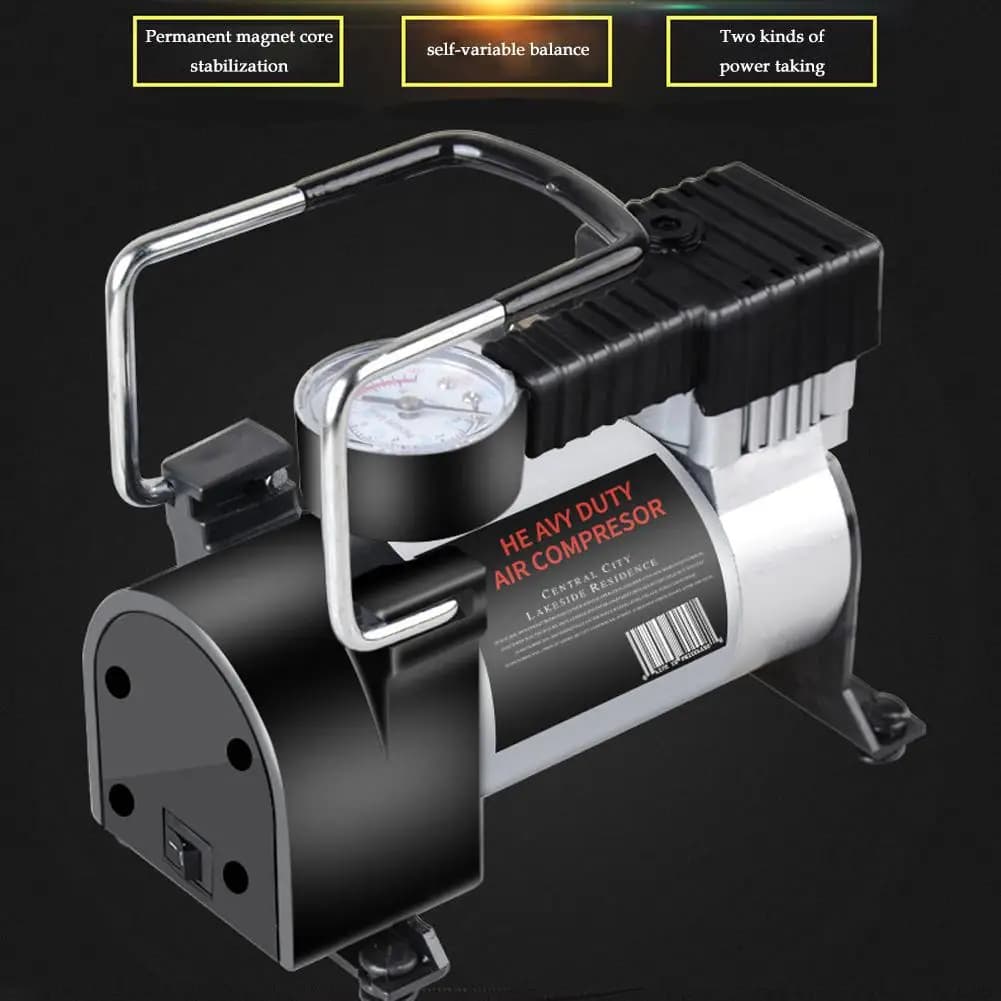 Pneumatico del compressore d'aria del metallo di lusso resistente di 12V 200 PSI con il gonfiatore gonfiabile di pressione della pompa dell'automobile di Digital del manometro della gomma dell'automobile H8O3
