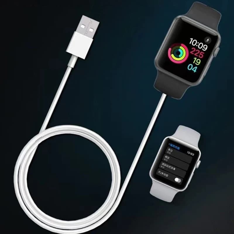 Caricatore rapido USB A wireless magnetico da 100 cm per Apple Watch Ultra Series 9 8 7 6 SE Tipo C Cavo di ricarica per IWatch Serie 5 3 2