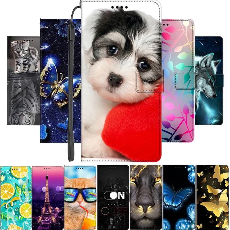 Custodia per telefono per Honor X7d 4G 5G Custodia magnetica Flip Portafoglio Custodia in pelle per Honor 400 Smart Pro Play 10T 5G Custodia Coque Funda