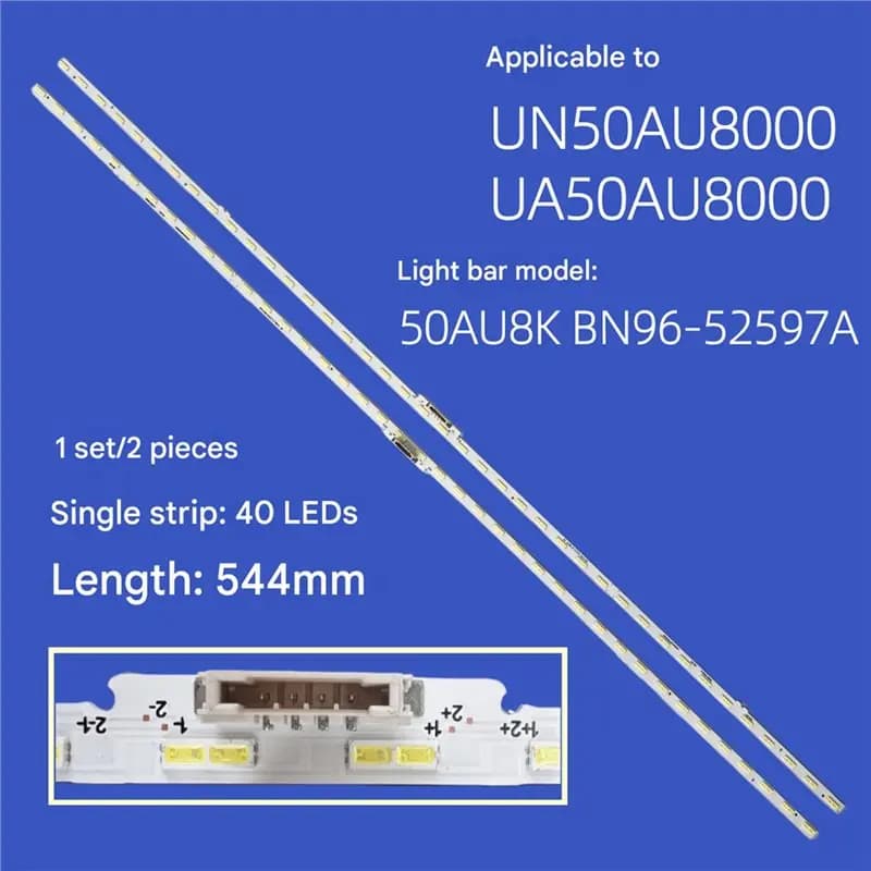 B51CNEW! For BN96-52597A LED Bar Light Strip For UN50AU8000 UA50AU8000 50AU8K
