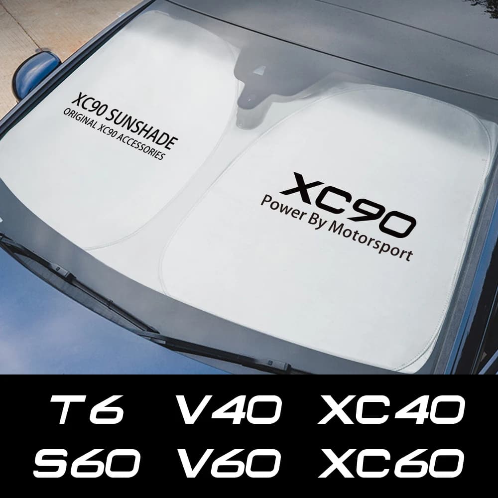 Copertura parasole per parabrezza per auto che blocca i raggi UV per Volvo XC90 XC60 C30 T6 S60 C70 XC40 V40 XC70 V70 V60 V50 S80 S40 AWD V90 S90