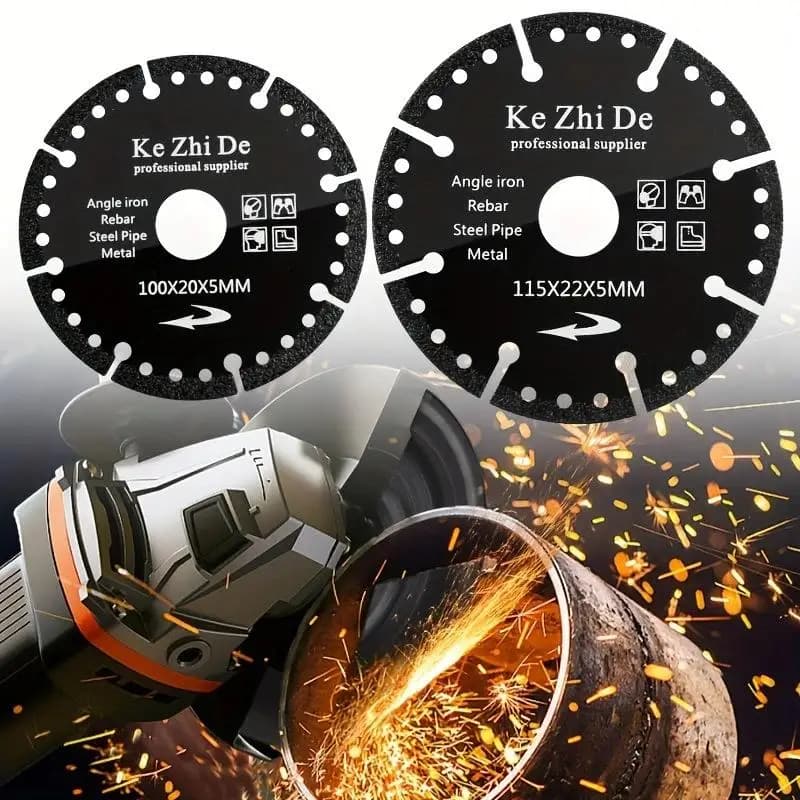1Pc Lama per sega diamantata Disco da taglio da 4/4,5 pollici Piastra diamantata per taglio metalli per legno Plastica Ferro Acciaio Alluminio Lame di metallo