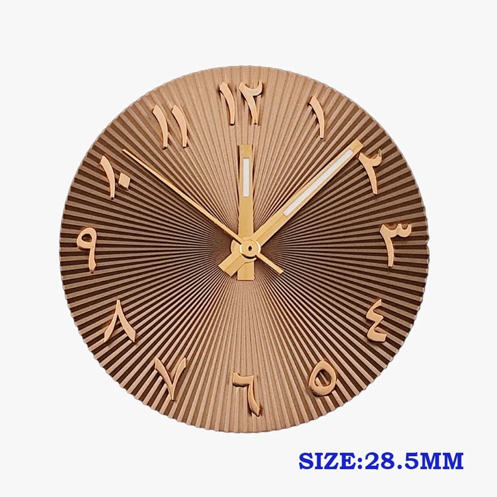 NH35 Arabic numeral watch dial 28.5mm personalized custom logo men's dial suitable for NH35 movement watch mod accessories