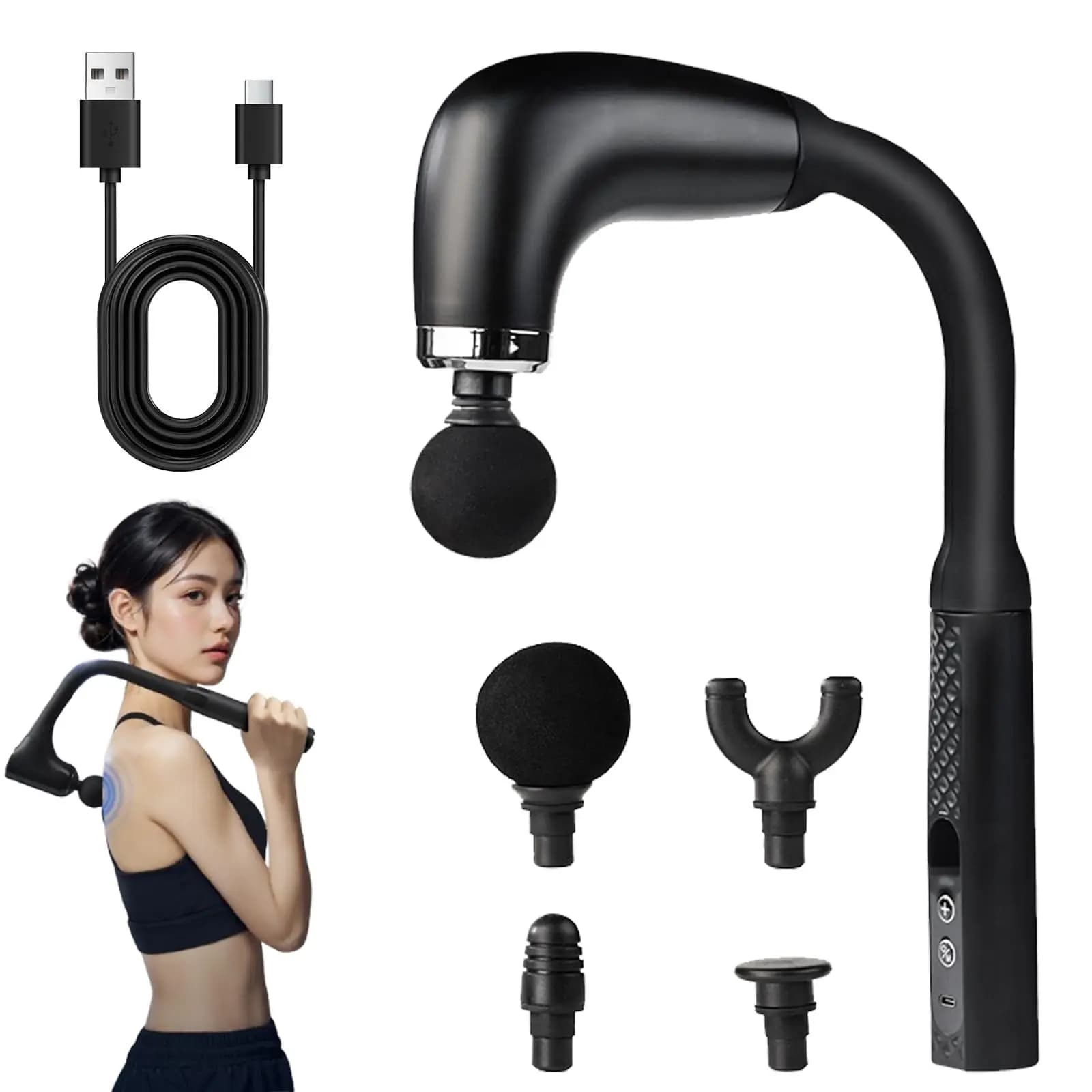 Pistola for band Massage for muscle relaxation Electric vibration massage gun for professional degree neck membrane