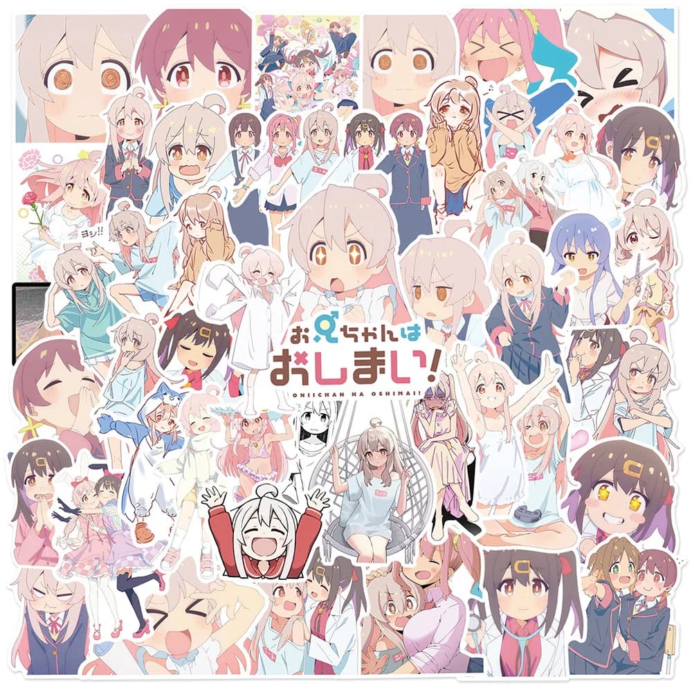10/30/50pcs Anime Onimai Ora sono la tua sorella Adesivi Carino Oyama Mahiro Cartoon Decalcomanie Telefono Skateboard Notebook Kawaii adesivo
