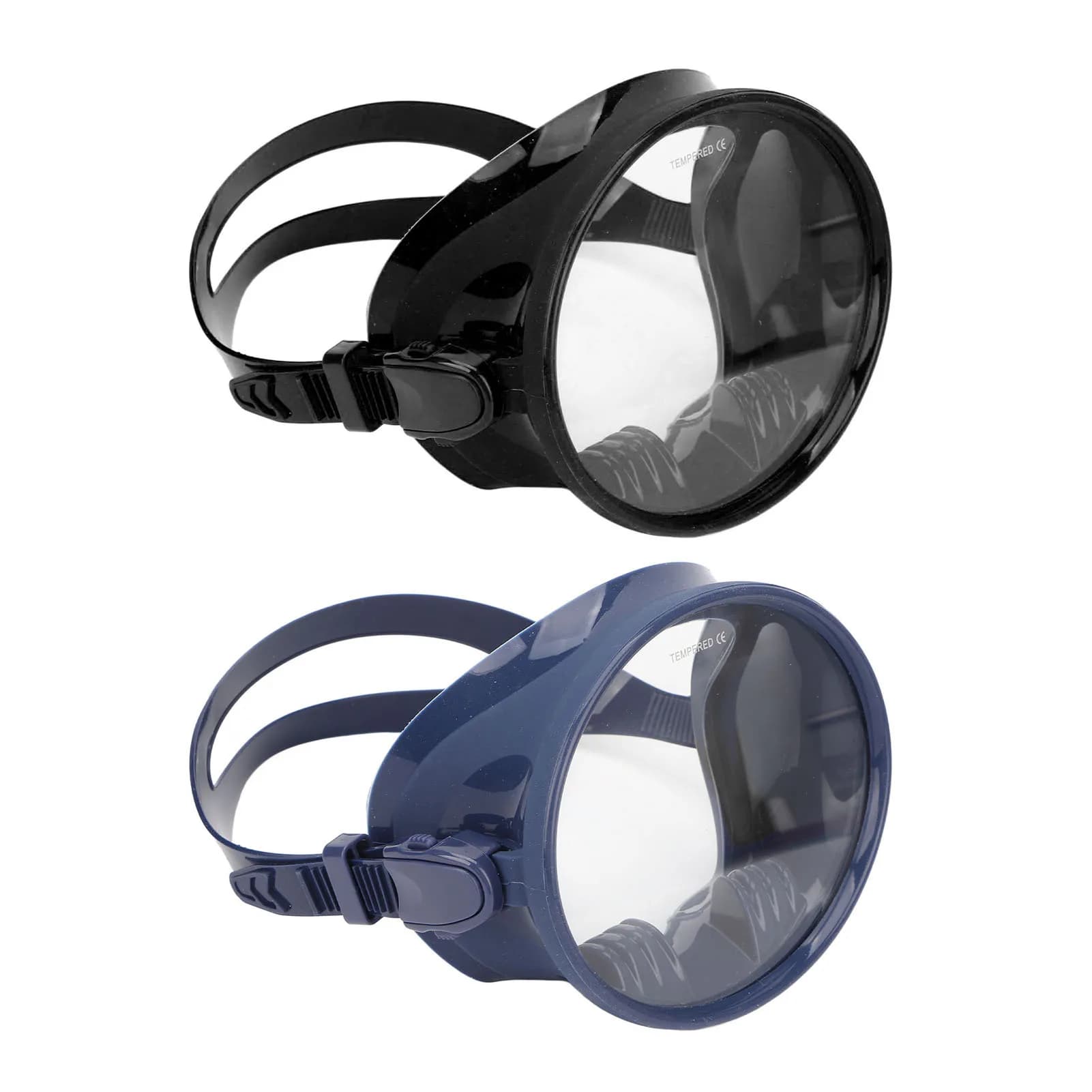 Occhiali da snorkeling uomo donna occhiali da immersione universali a prova di perdite antiappannamento trasparenti con ampia vista