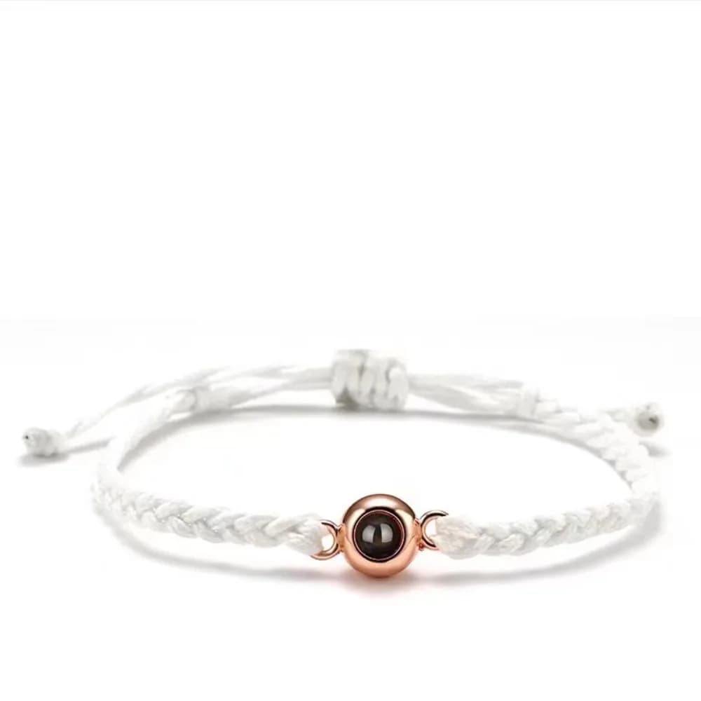 Bracciale con proiezione in acciaio inossidabile Ti amo 100 lingue Bracciale per coppia Accessori per gioielli Bracciale San Valentino