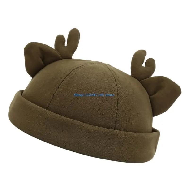 P88B Cappello berretti con teschio vintage Cappello natalizio Cappello berretti traspiranti per riunioni famiglia Compleanno