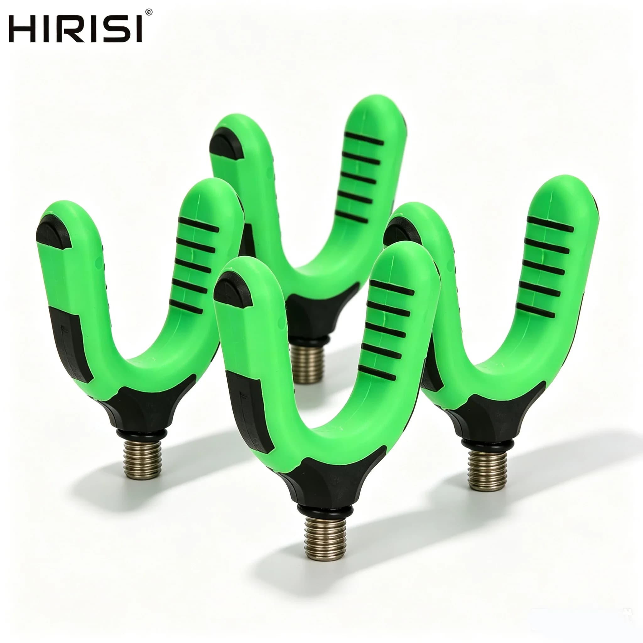 Hirisi 4pcs Carp Fishing Rod Rest Head Holder EVA Soft Anti Slip Y Shape Rod Support Bracket for Bank Stick Fishing Stand