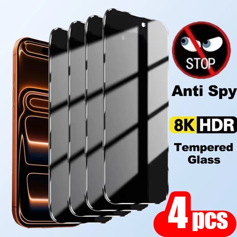 1-4PCS Pellicola protettiva anti-spia per Samsung Galaxy S26 Ultra S25 Plus S24 Ultra S26+ Pellicola protettiva in vetro temperato per la privacy