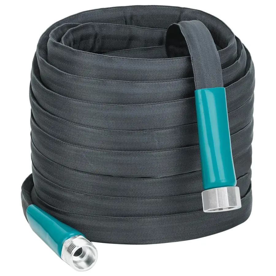 Garden pipe 50 feet, outdoor water hose, KinkFree, ultra flexible, rock resistant, lawn resistant, garden, 5 8 inches