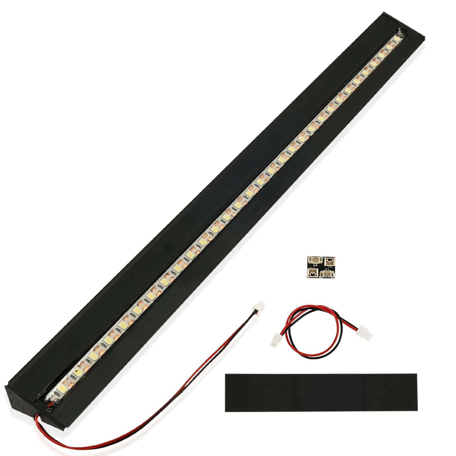 Panda Lux Kit barra luminosa a LED Installazione magnetica in lega di alluminio per Bambu Lab P1P/P1S/X1C/X1E Striscia luci a LED per stampante 3D