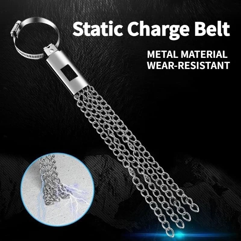 Car Universal Grounding Chain Anti-static Strip Ground Electrostatic Avoid Belt Metal Auto Grounding Belt Antistatic Wire Bar