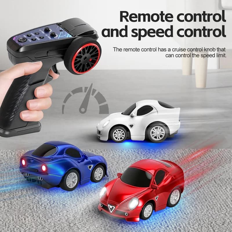 WLtoys Q7201 1:72 RC Mini auto sportiva da tavolo con giroscopio adatto per giochi di corse di squadre per il regalo di compleanno del bambino