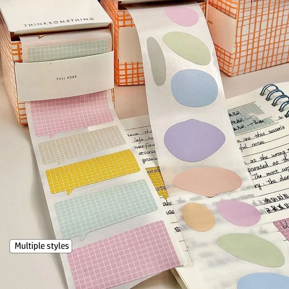 100 pz/set Pull-out Design Memo Pad FAI DA TE Multifunzionale Nota Appiccicosa Adesivo Completo Strappabile Notepad Forniture Per Ufficio Scolastico