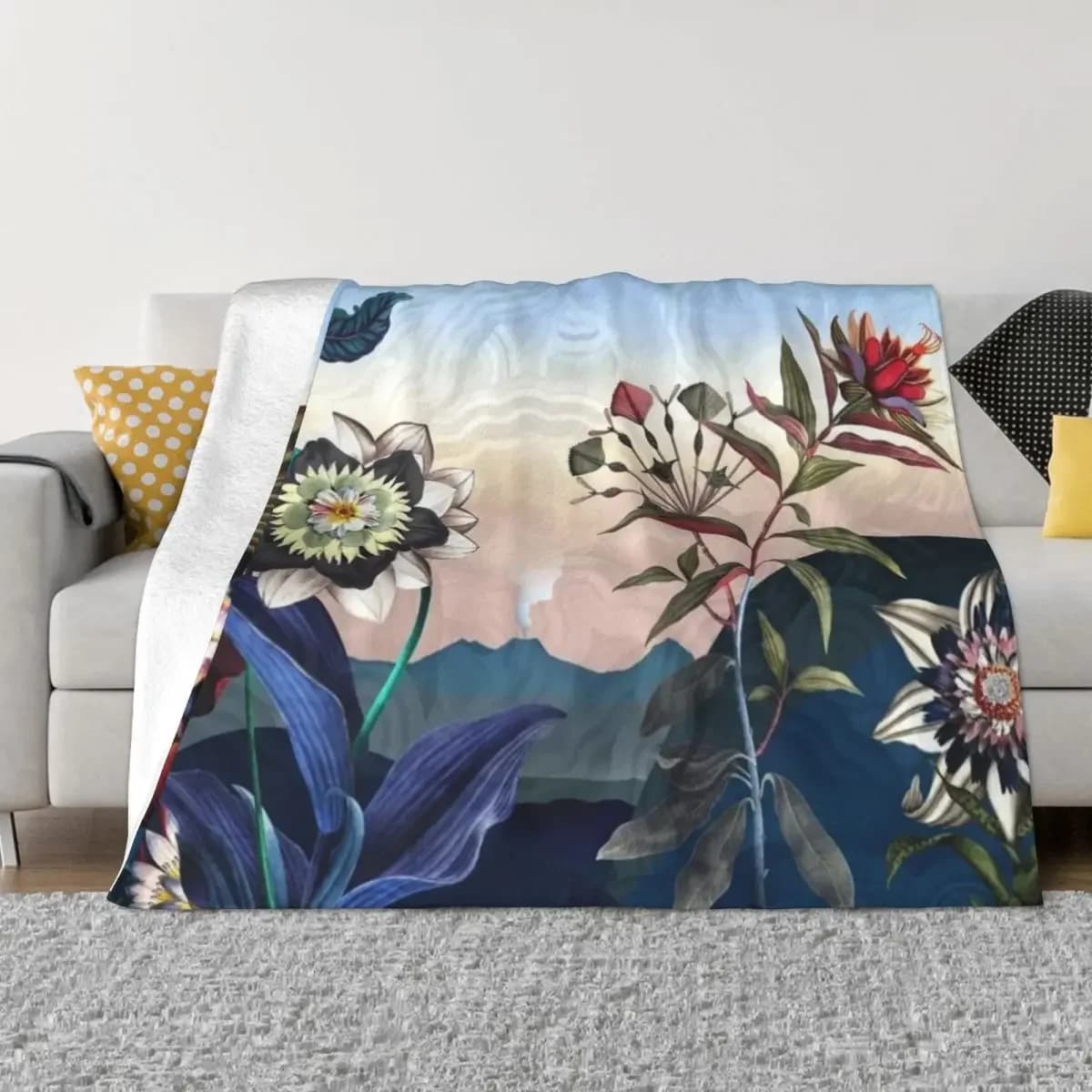 Christian Lacroix coperta colorata coperta turistica divano letto biancheria da letto coperta di flanella