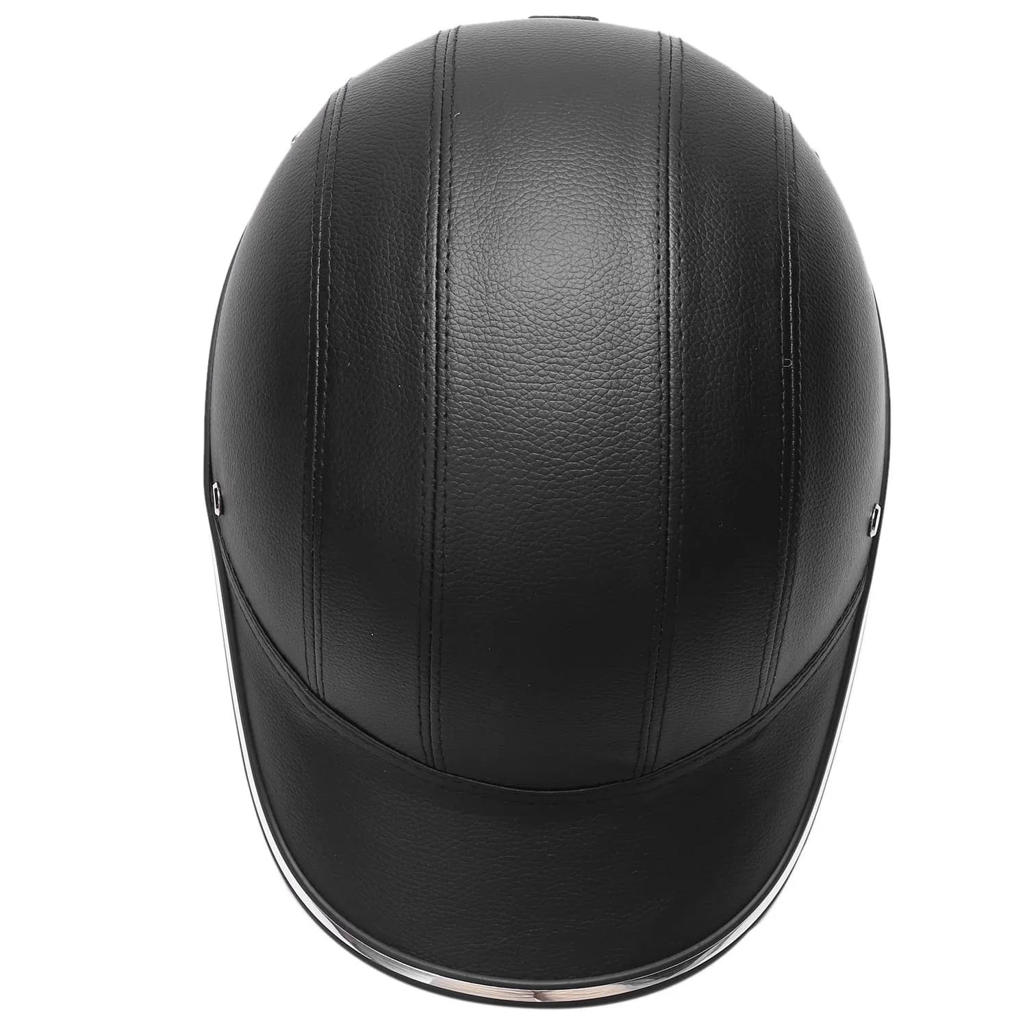 Motorcycle Leather Helmets Bike Scooter Semi-Outdoor Protective Helmet for Face Safety helmet Unisex Racing helmet Safety baseball cap