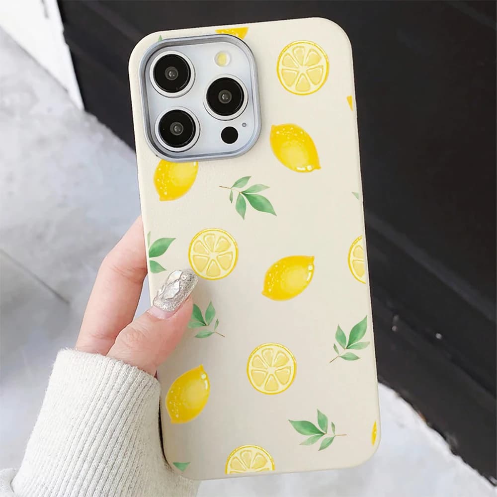 Watercolor Lemon Slice Green Leaf Print Phone Case For Xiaomi 17 Pro Max 15T 14T 13T Pro 15 14 13 Xiaomi Mi 11 Lite soft Cover