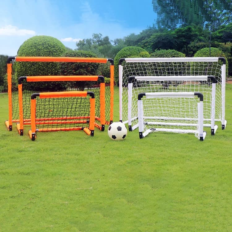 Porte da Calcio Pieghevoli in PVC di Alta Qualità, Rete da Allenamento Portatile Pop-Up con Logo Personalizzabile per Sport all'Aperto