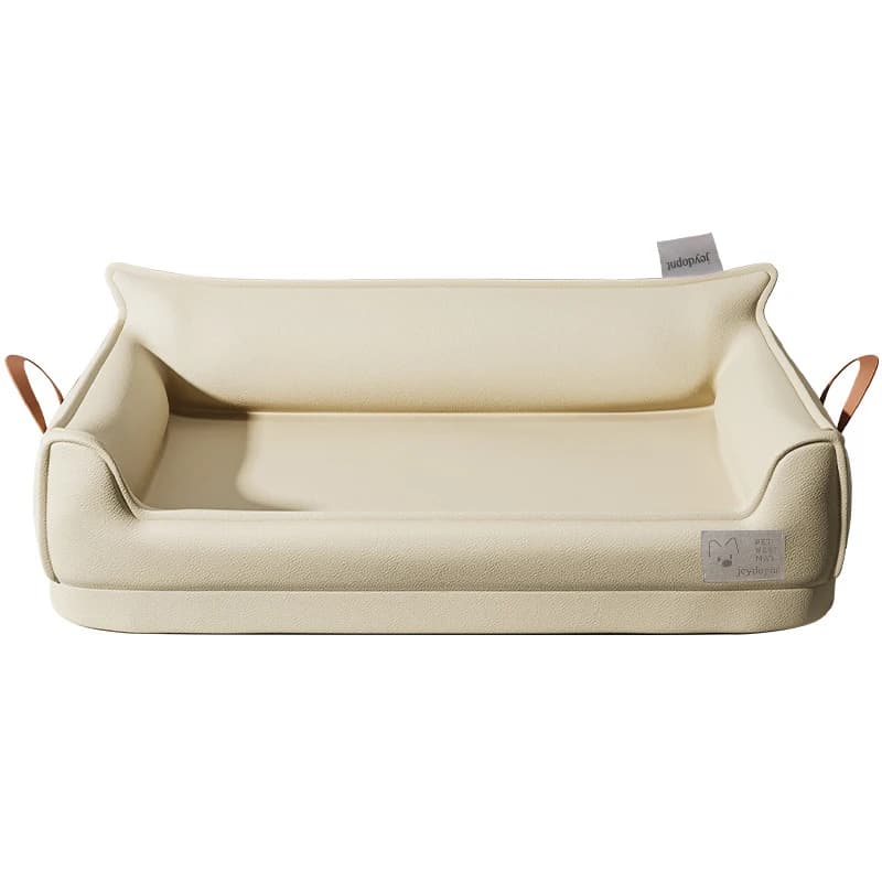 Grande letto per cani in pelle morbida peluche ciambella snuggly caldo accogliente tappetino per animali domestici per cani da piccola a extra large forma rettangolare