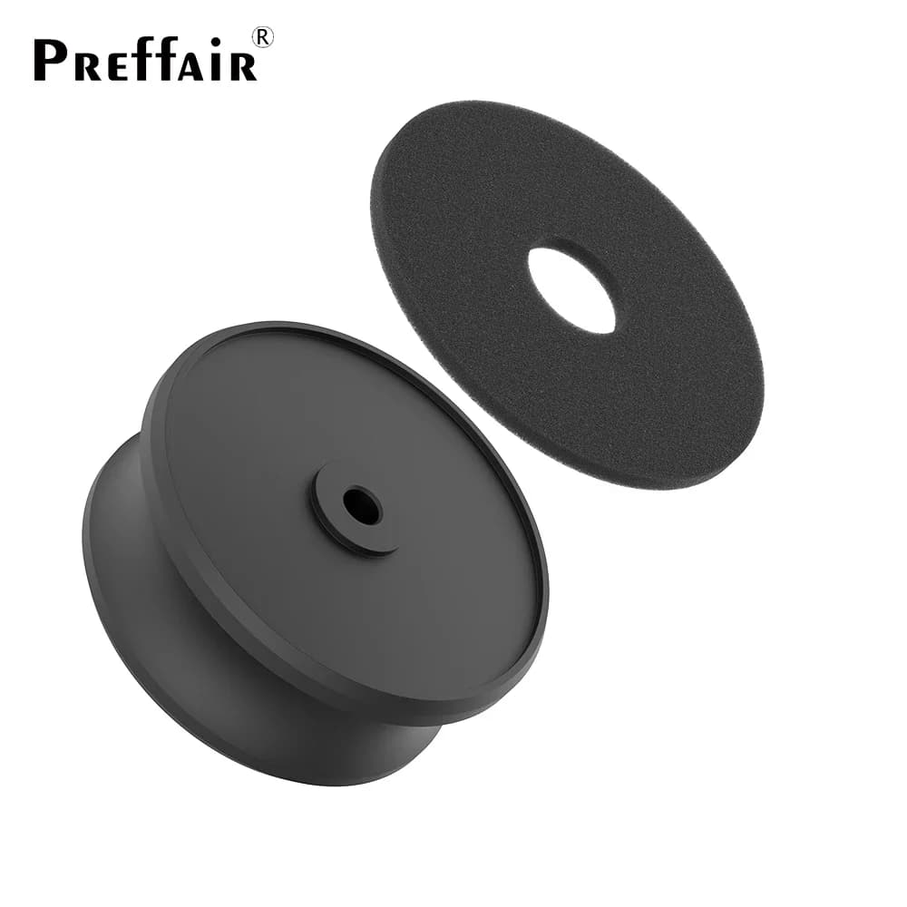 Preffair HiFi Aluminum Vinyl 280g Recording Weight Stabilization Plate Balance Clamps LP Disc Reproduction accessory