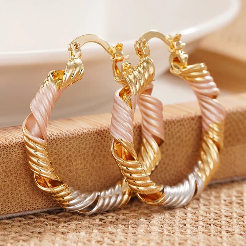 HIBRIDE Orecchini alla moda per tutti i giorni, eleganti e affascinanti, multicolori, gioielli da donna, per feste di matrimonio festive, regalo di ballo E313