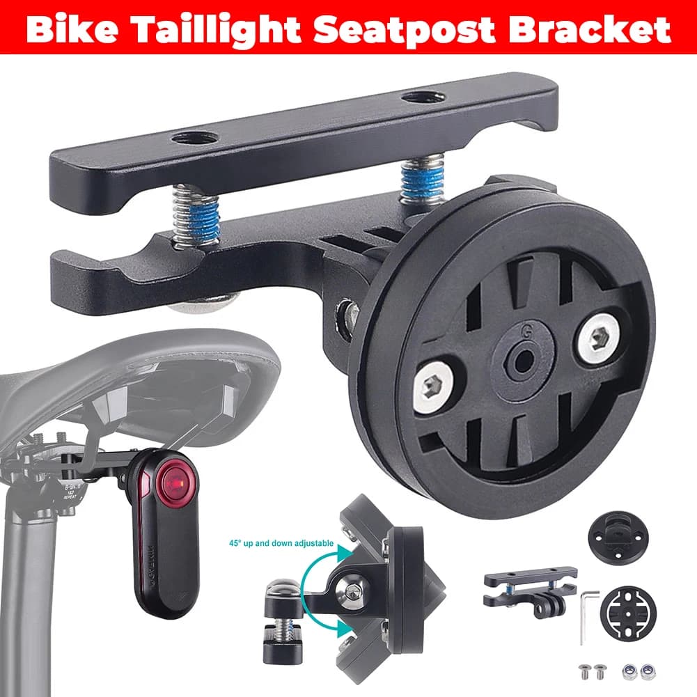 Bike Rear Light Support, MTB Frame Anti-slip Brace, Adjustable Bike Camera Support, Bicycle Accessories