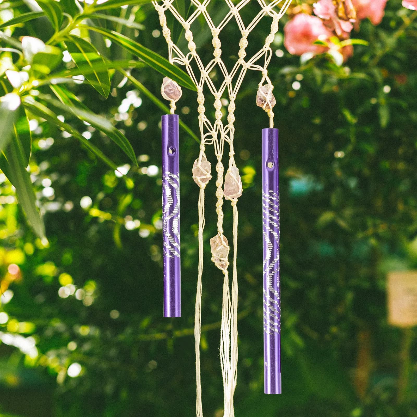 24Pcs Metal Wind Chime Tubes DIY Wind Chime Parts Crafts for Home Patio Garden Relaxing Atmosphere Metal for DIY