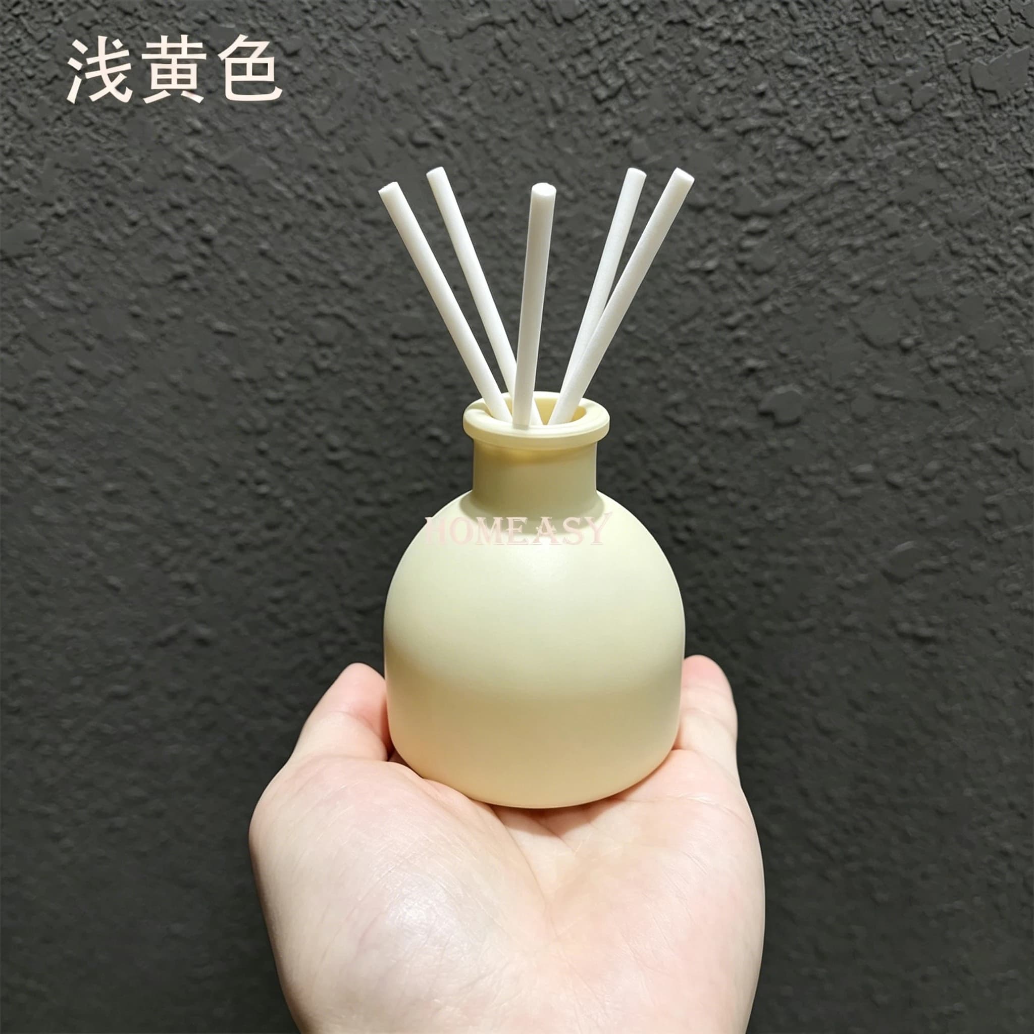 Offerta Speciale: Bottiglia in Vetro da 50ml per Diffusore di Aromi con 5 Bastoncini da 10cm, Contenitore per Oli Essenziali Fai-da-Te