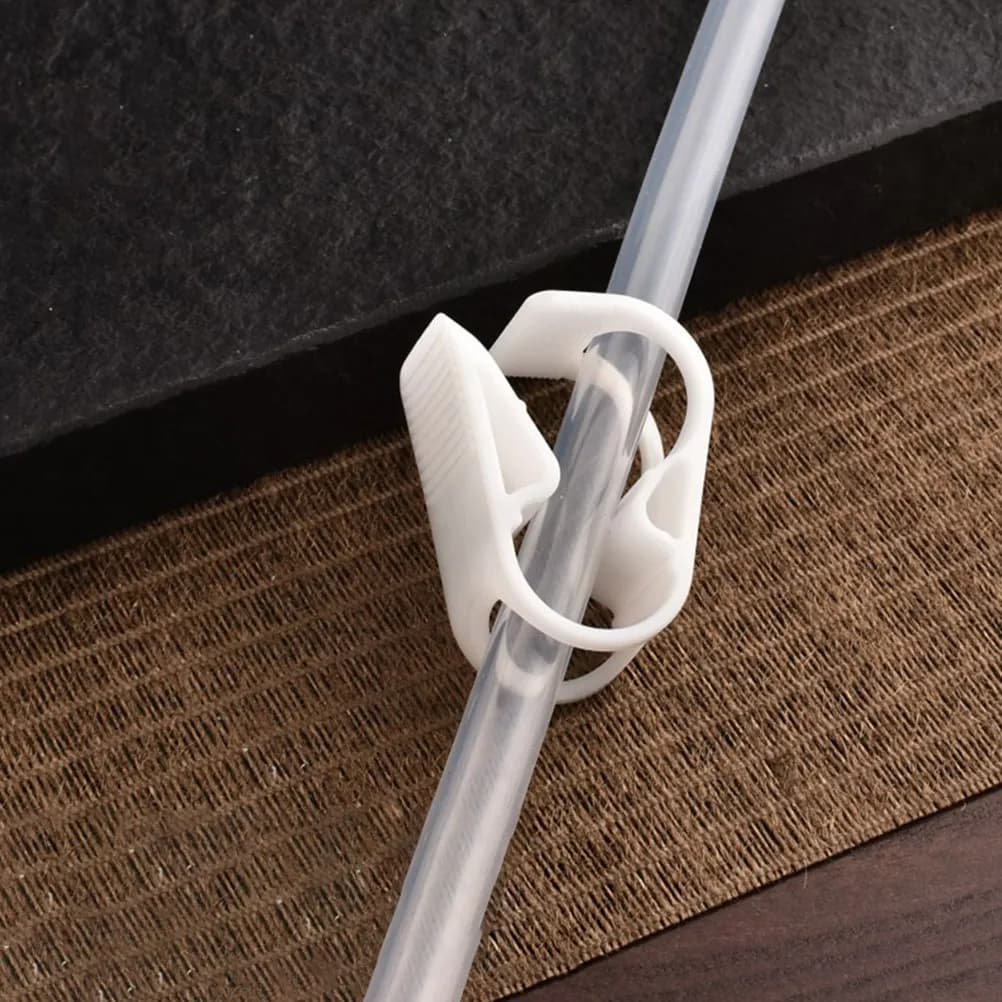 5 Pezzi Morsetti in Plastica per Tubi Flessibili, Clip per Sifone per Sifonatura Vino, Riempimento Bottiglie, Controllo Flusso, Micro Irrigazione Giardino, Laboratorio