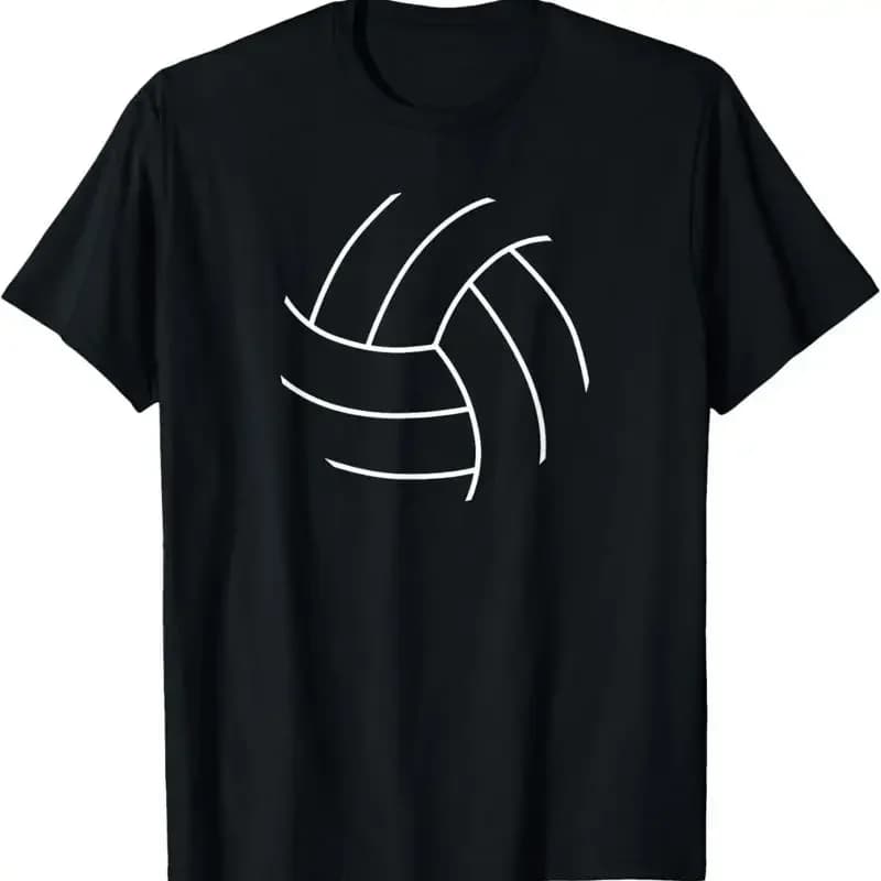 Plain Volleyball Seams Player T Shirt