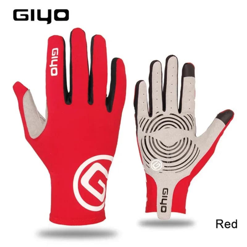 Cycling Gloves with Full fingers, Touch Screen, Anti-slip, for Men and Women, MTB, Road Bike, for Sports, Gym, Fitness, Fishing