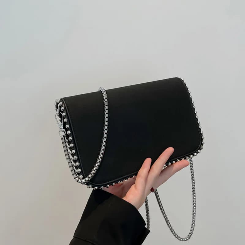 Borse A tracolla di design Flip per le donne catena di moda borsa per cellulare borsa A tracolla per vacanze da viaggio Sac A Main Female