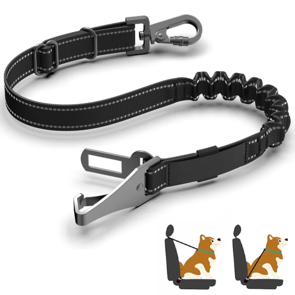 Cintura di sicurezza per cani per auto, imbracature per auto per cani adatte per fibbia della cintura di sicurezza