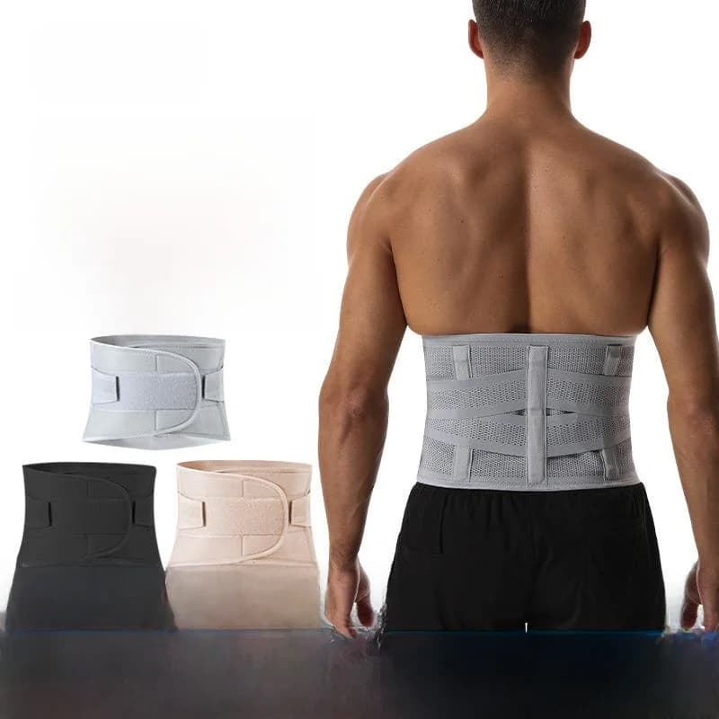 Cintura di Supporto Lombare per Sollevamento Pesi, Sport, Fitness, Corsa, Taglia Grande, Cintura Compressiva, Modellatore Addominale, Protezione