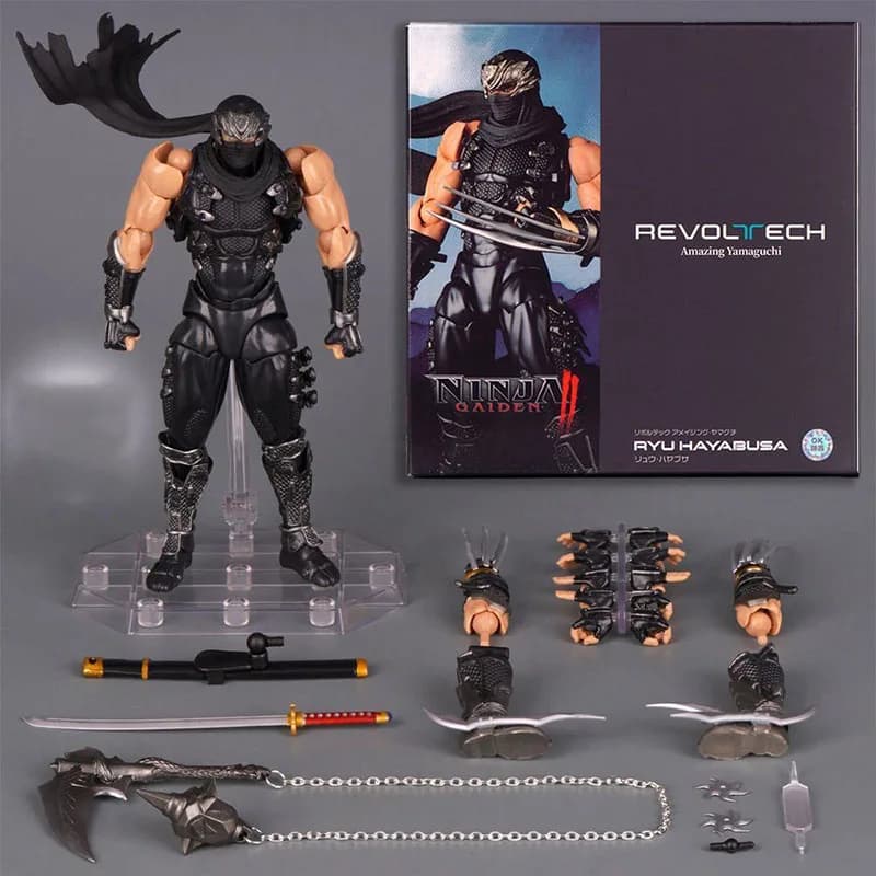 Ninja Gaiden Modello Ryu Hayabusa Figuras Anime GK Statua Collezione PVC Action Figure Ornamento Giocattoli 15 cm Manga Figurine Regalo per bambini