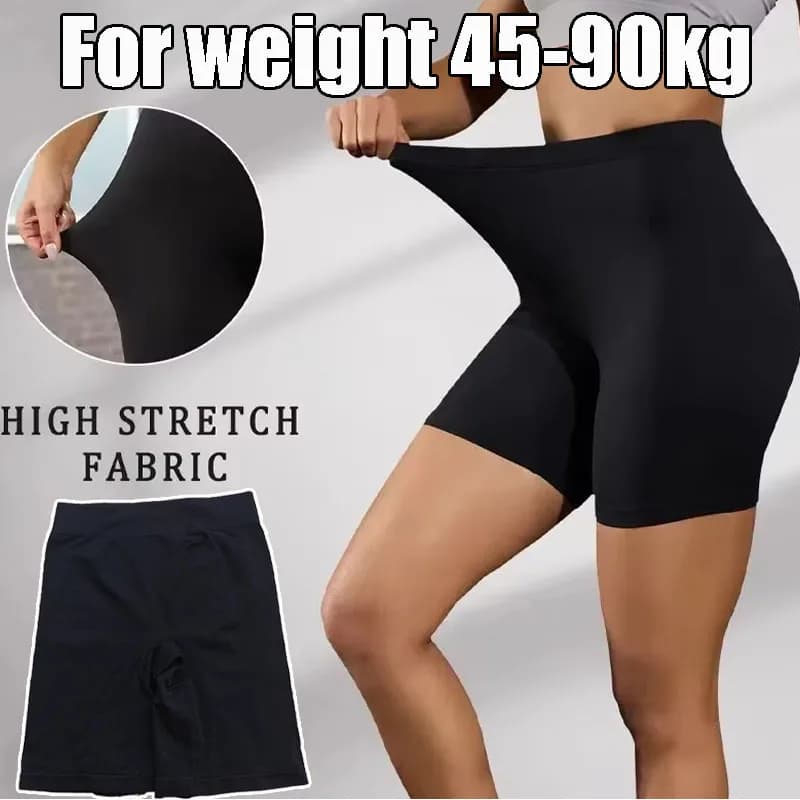 Pantaloncini Yoga Modellanti a Vita Alta Senza Cuciture, Controllo Pancia e Sollevamento Glutei, Invisibili Taglie Forti S-XXXL per Palestra Ciclismo Estate