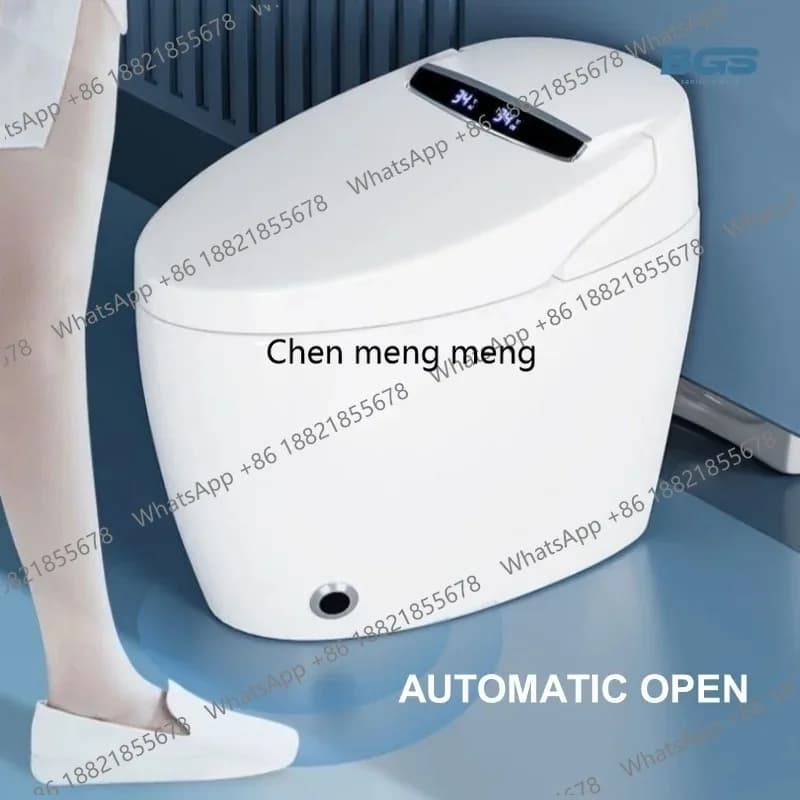 Automatic Intelligent Toilet With Bidet Electric 110V/220V, Automatic Discharge, Type S/P, Japanese Style