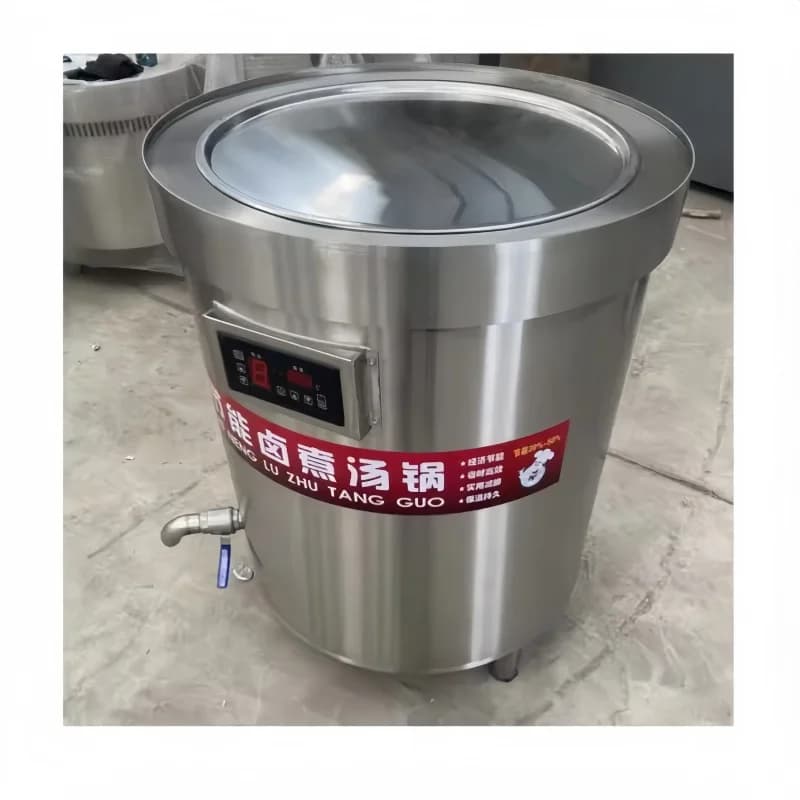 71L Electric Cooking Pot Multifunctional Commercial Stainless Steel Cooking Kettle For Catering Shop