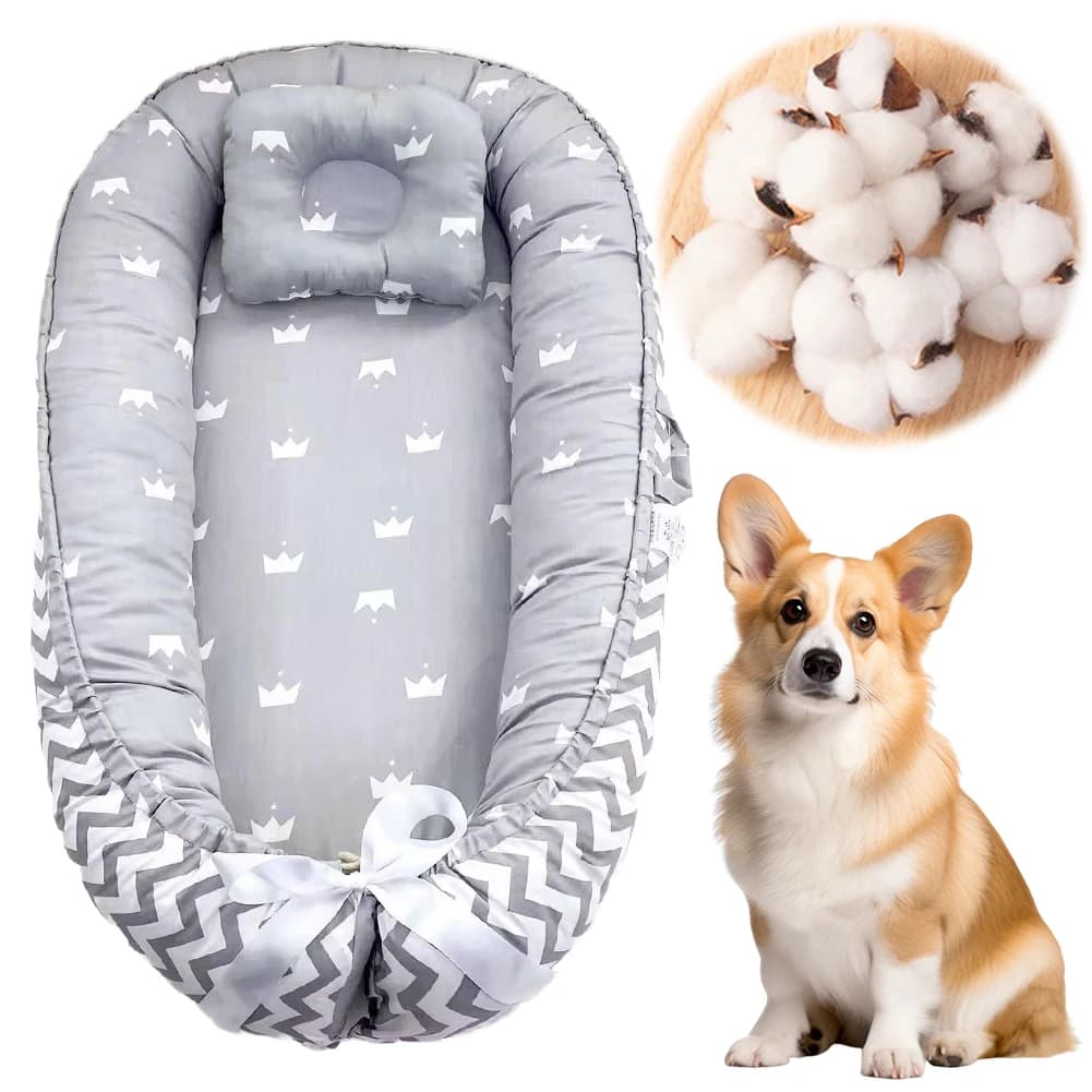 Covered and washable, Removable Mat for Dogs and Cats with Bearing, Comfortable Soft Fabric Grip